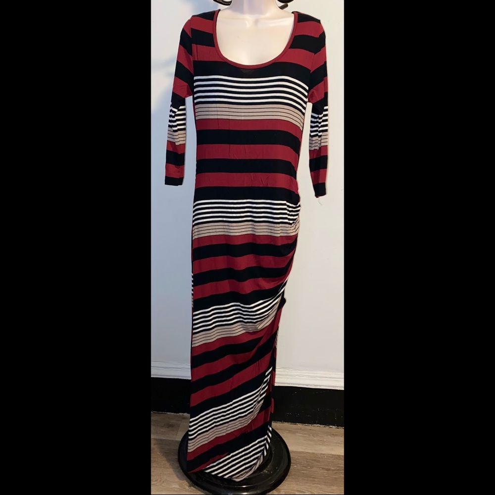 Striped Maxi